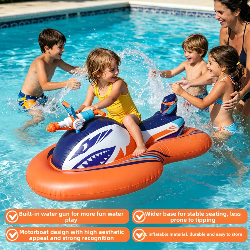 Inflatable Jet Ski with Water  – обзор и цена Water Gun Soaker